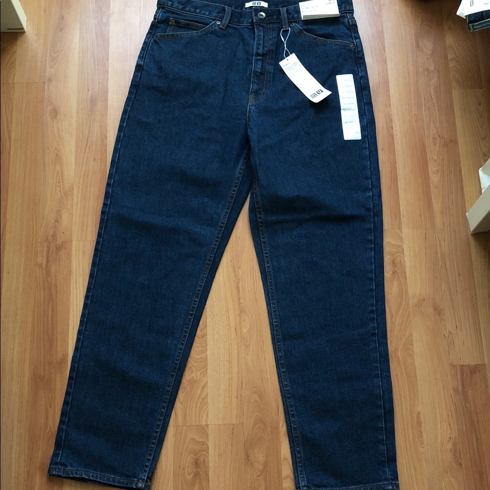 Uniqlo U Dark Blue Straight Jeans size 29
